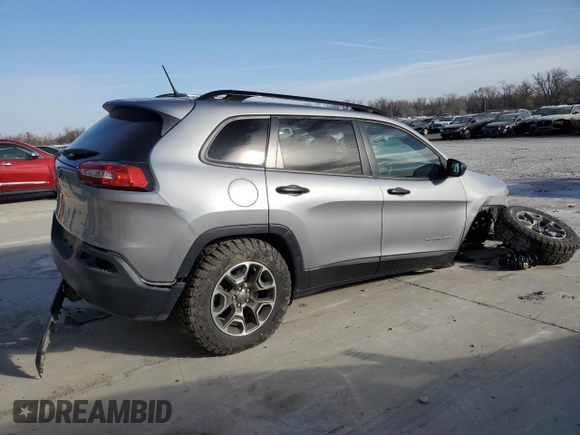2017 Jeep Cherokee Sport with VIN 1C4PJMAB5HW646257, listed as a Copart auction lot 49246355 with 71,065 mi miles and Salvage Title. Bid and sale history available at DreamBid. Image 3.