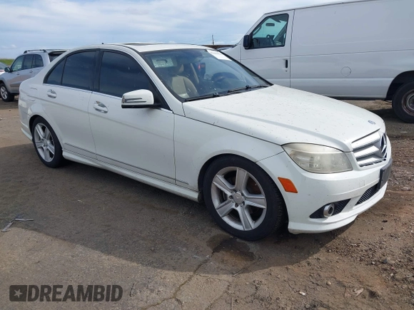 2010 Mercedes-Benz C-Class C 300 Sport with VIN WDDGF5EB5AR110145, listed as a IAAI auction lot 41662470 with 141,099 mi miles. Bid and sale history available at carsss.com. Image 1.