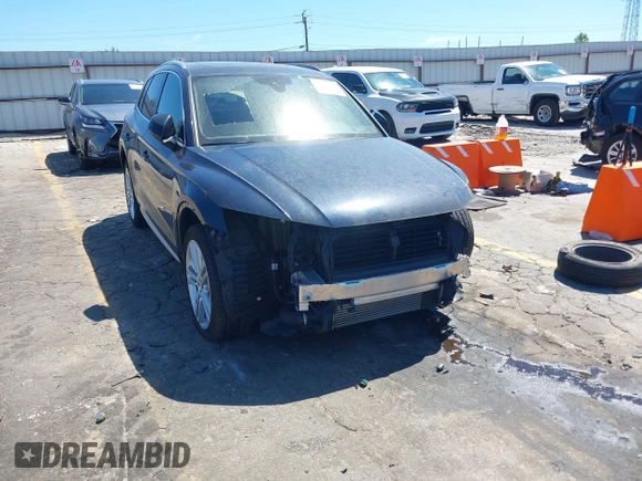 2018 Audi Q5 Premium Plus z VIN WA1BNAFYXJ2187762, wystawiony jako IAAI lot #42324210 z przebiegiem 44 407 mil mil oraz . Historia ofert i sprzedaży dostępna na DreamBid. Obrazek 1.