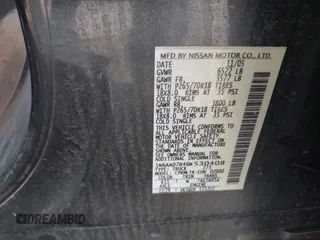 2006 Nissan Titan LE z VIN 1N6AA07B46N530408, wystawiony jako IAAI lot #41381403 z przebiegiem 259 376 mil mil oraz . Historia ofert i sprzedaży dostępna na DreamBid. Obrazek 9.