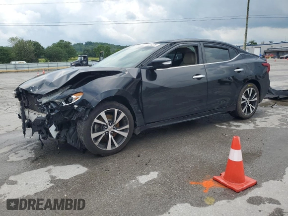 2017 Nissan Maxima SL with VIN 1N4AA6AP9HC431095, listed as a Copart auction lot 60036375 with 244,639 mi miles and Salvage title. Bid and sale history available at DreamBid. Image 1.