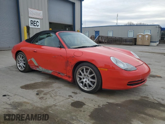 2001 Porsche 911 with VIN WP0CA299X1S650564, listed as a Copart auction lot 53793015 with 15,269 mi miles and Salvage Title. Bid and sale history available at DreamBid. Image 4.
