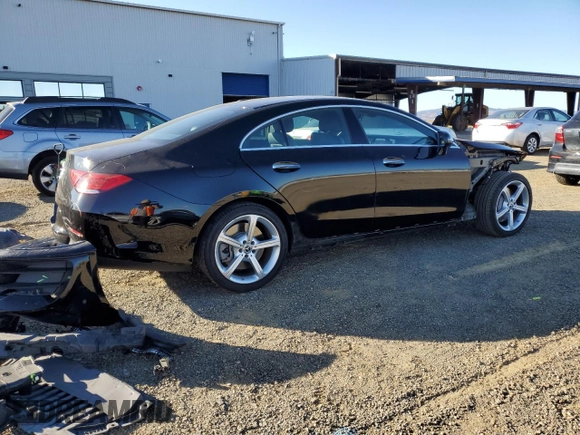 2019 Mercedes-Benz CLS with VIN WDD2J5JB3KA027974, listed as a Copart auction lot 79080404 with 52,447 mi miles and Salvage Title. Bid and sale history available at carsss.com. Image 3.