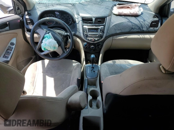 2016 Hyundai Accent SE with VIN KMHCT4AE5GU143899, listed as a Copart auction lot 53070955 with 147,365 mi miles and Salvage Title. Bid and sale history available at DreamBid. Image 8.