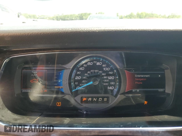2015 Ford Taurus Limited z VIN 1FAHP2F82FG103711, wystawiony jako Copart lot #57158265 z przebiegiem 205 999 mil mil oraz Szkoda całkowita • Salvage title. Historia ofert i sprzedaży dostępna na DreamBid. Obrazek 9.