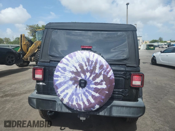 2021 Jeep Wrangler Unlimited Sport S z VIN 1C4HJXDG4MW512119, wystawiony jako Copart lot #60683155 z przebiegiem 44 578 mil mil oraz Szkoda całkowita • Salvage title. Historia ofert i sprzedaży dostępna na DreamBid. Obrazek 6.
