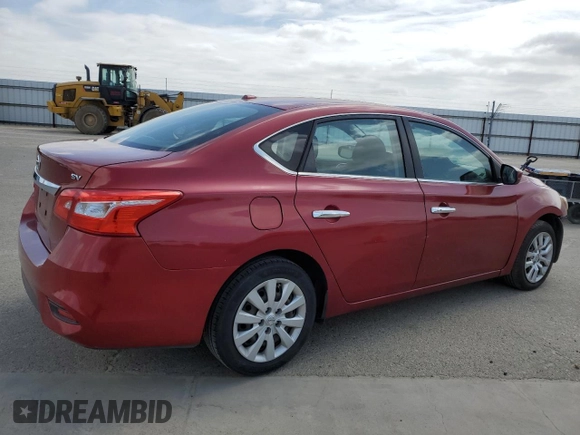 2016 Nissan Sentra S with VIN 3N1AB7AP4GL653658, listed as a Copart auction lot 53493495 with 122,748 mi miles and Salvage Title. Bid and sale history available at carsss.com. Image 3.