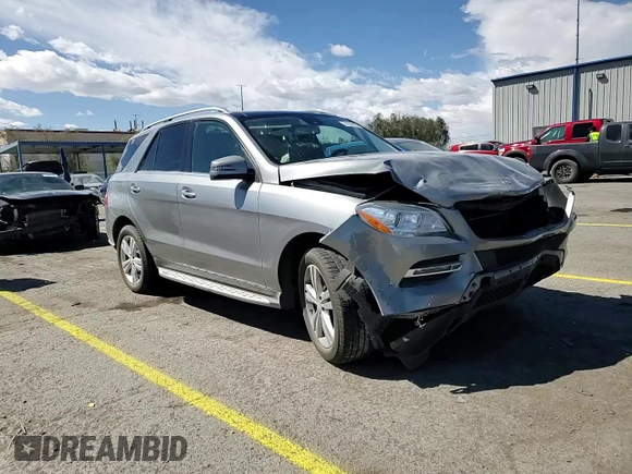 2015 Mercedes-Benz M 350 with VIN 4JGDA5JB3FA596246, listed as a Copart auction lot 51526425 with 96,578 mi miles and Salvage Title. Bid and sale history available at DreamBid. Image 12.