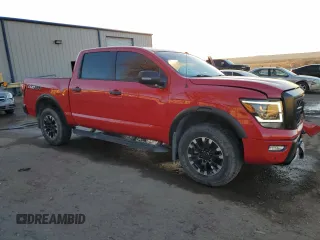 2021 Nissan Titan Pro-4X z VIN 1N6AA1ED0MN512723, wystawiony jako Copart lot #83922304 z przebiegiem 41 649 mil mil oraz Szkoda całkowita • Salvage title. Historia ofert i sprzedaży dostępna na DreamBid. Obrazek 4.