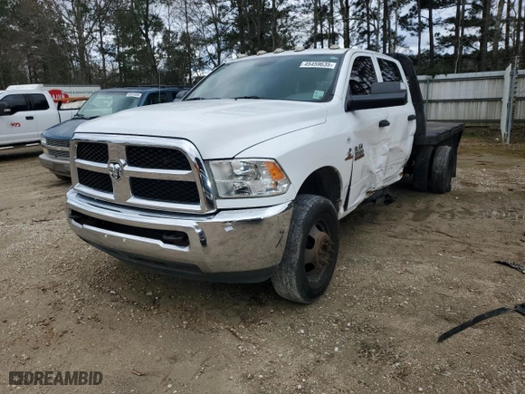 2017 Ram 3500 Chassis Cab Tradesman with VIN 3C7WRTCL9HG536334, listed as a Copart auction lot 45459635 with 174,237 mi miles and Salvage Title. Bid and sale history available at carsss.com. Image 1.