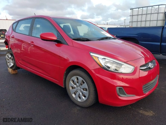 2017 Hyundai Accent SE with VIN KMHCT5AEXHU351459, listed as a IAAI auction lot 41214689 with 131,355 mi miles. Bid and sale history available at carsss.com. Image 1.