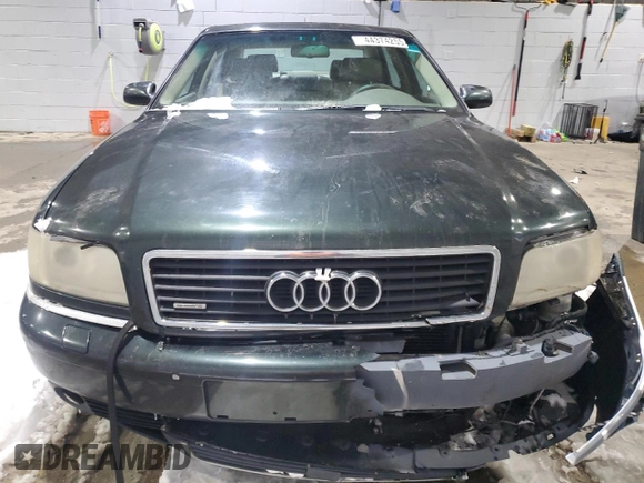 2003 Audi A8 z VIN WAUML44D13N002213, wystawiony jako Copart lot #44374255 z przebiegiem Nie podano mil oraz Szkoda całkowita • Salvage title. Historia ofert i sprzedaży dostępna na DreamBid. Obrazek 5.