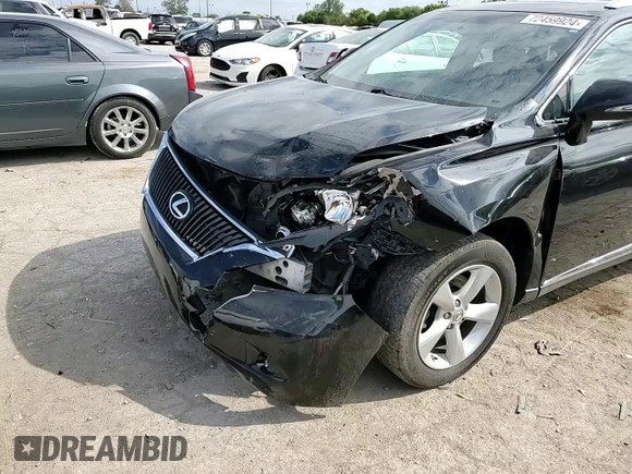 2010 Lexus RX 350 with VIN 2T2BK1BA1AC066302, listed as a Copart auction lot 72459924 with 226,693 mi miles and Salvage Title. Bid and sale history available at DreamBid. Image 12.