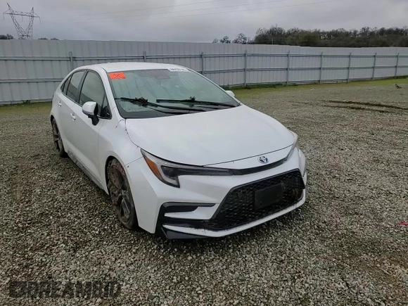 2023 Toyota Corolla Hybrid LE with VIN JTDBCMFE9PJ012260, listed as a Copart auction lot 44439185 with 0 mi miles and Salvage Title. Bid and sale history available at carsss.com. Image 11.