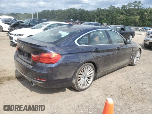 2015 BMW 4 Series 435i with VIN WBA4B1C50FG241420, listed as a Copart auction lot 54951415 with Not provided miles and Salvage title. Bid and sale history available at DreamBid. Image 3.
