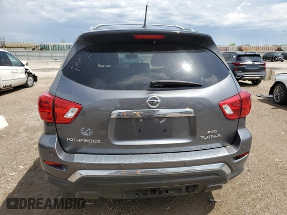 2017 Nissan Pathfinder S with VIN 5N1DR2MM7HC909567, listed as a Copart auction lot 52979015 with 138,799 mi miles and Clean Title. Bid and sale history available at carsss.com. Image 6.