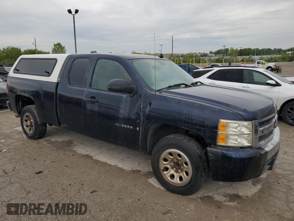 2007 Chevrolet Silverado 1500 Work Truck with VIN 1GCEC19C57Z503545, listed as a Copart auction lot 56631955 with 252,424 mi miles and Clean Title. Bid and sale history available at DreamBid. Image 4.