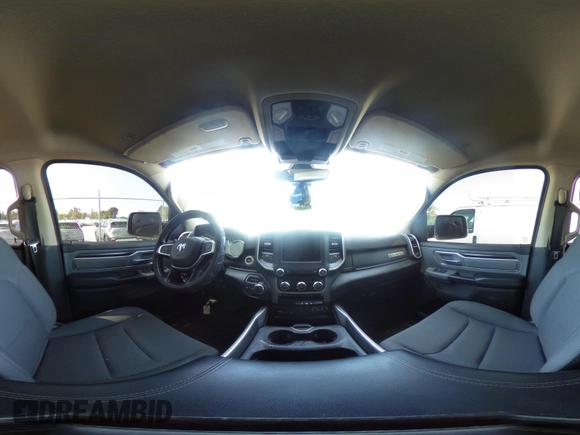 2019 Ram 1500 Big Horn/Lone Star with VIN 1C6RRFFG7KN817399, listed as a IAAI auction lot 40296231 with 63,708 mi miles. Bid and sale history available at carsss.com. Image 18.