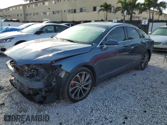 2018 Lincoln MKZ Select z VIN 3LN6L5C91JR622712, wystawiony jako Copart lot #48201995 z przebiegiem 51 178 mil mil oraz Szkoda całkowita • Salvage title. Historia ofert i sprzedaży dostępna na DreamBid. Obrazek 1.