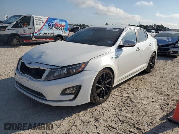 2015 Kia Optima Hybrid EX with VIN KNAGN4AD4F5081909, listed as a Copart auction lot 72035904 with 98,151 mi miles and Salvage Title. Bid and sale history available at carsss.com. Image 1.