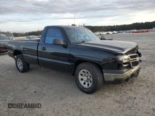 2006 Chevrolet Silverado 1500 Work Truck with VIN 3GCEC14V66G243051, listed as a Copart auction lot 79204764 with 0 mi miles and Salvage Title. Bid and sale history available at carsss.com. Image 4.