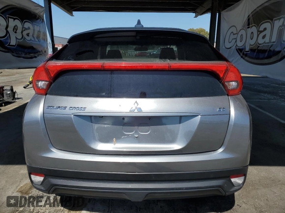 2020 Mitsubishi Eclipse Cross ES with VIN JA4AS3AA4LZ023055, listed as a Copart auction lot 59746315 with 105,580 mi miles and Salvage title. Bid and sale history available at DreamBid. Image 6.