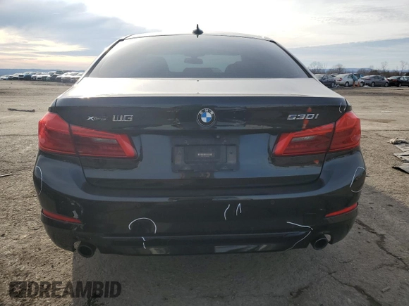 2017 BMW 5 Series 530i xDrive with VIN WBAJA7C3XHG905295, listed as a Copart auction lot 46812795 with 96,012 mi miles and Salvage Title. Bid and sale history available at carsss.com. Image 6.