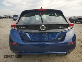 2022 Nissan LEAF SV Plus with VIN 1N4BZ1CV8NC564082, listed as a Copart auction lot 49554945 with 15,394 mi miles and Salvage title. Bid and sale history available at DreamBid. Image 6.