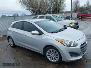 2017 Hyundai Elantra GT with VIN KMHD35LH3HU349726, listed as a IAAI auction lot 41933098 with 103,120 mi miles. Bid and sale history available at carsss.com. Image 1.
