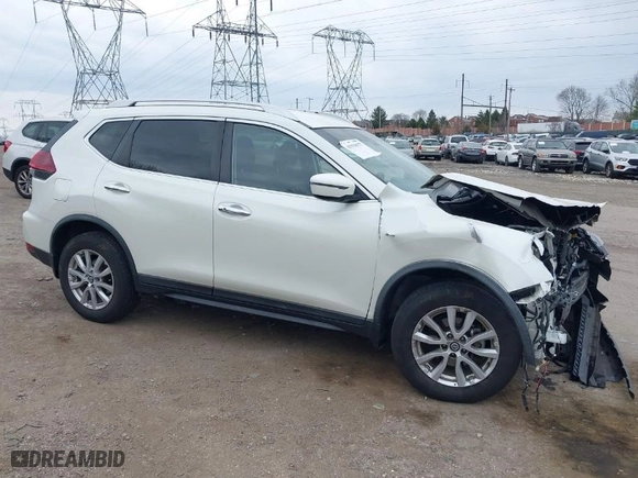 2020 Nissan Rogue SV with VIN KNMAT2MV7LP526019, listed as a IAAI auction lot 41910177 with 93,510 mi miles. Bid and sale history available at carsss.com. Image 1.