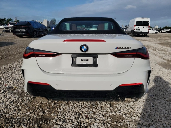 2024 BMW 4 Series M440i with VIN WBA53AT01RCN16715, listed as a Copart auction lot 75427644 with 6,597 mi miles and Salvage Title. Bid and sale history available at carsss.com. Image 6.