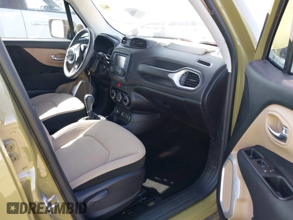 2015 Jeep Renegade Latitude with VIN ZACCJBBT7FPB35993, listed as a IAAI auction lot 42055165 with 65,413 mi miles. Bid and sale history available at carsss.com. Image 5.