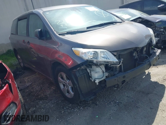 2018 Toyota Sienna L with VIN 5TDZZ3DC0JS965524, listed as a IAAI auction lot 41608423 with 63,815 mi miles and . Bid and sale history available at DreamBid. Image 1.
