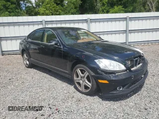 2009 Mercedes-Benz S-Class 5.5L V8 with VIN WDDNG86X39A267179, listed as a Copart auction lot 52216505 with 106,527 mi miles and Salvage Title. Bid and sale history available at carsss.com. Image 4.