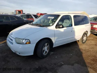 2001 Nissan Quest GXE with VIN 4N2ZN15T01D825951, listed as a Copart auction lot 43836485 with 101,816 mi miles and Salvage Title. Bid and sale history available at carsss.com. Image 1.
