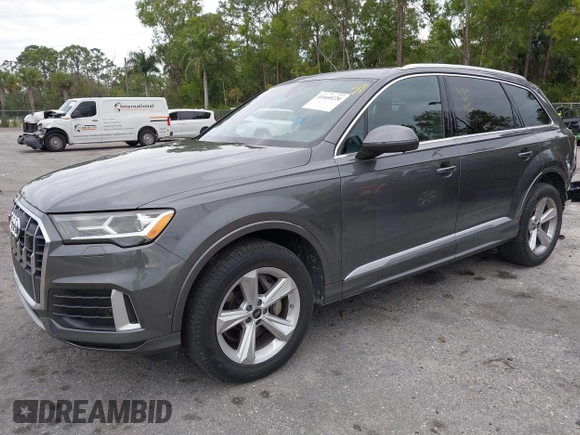 2023 Audi Q7 Premium Plus with VIN WA1LCBF75PD002182, listed as a IAAI auction lot 41660226 with 19,164 mi miles and . Bid and sale history available at DreamBid. Image 18.