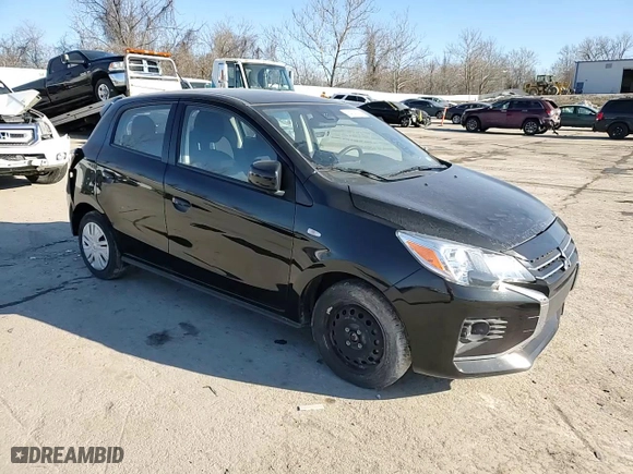 2021 Mitsubishi Mirage ES with VIN ML32AUHJ1MH004479, listed as a Copart auction lot 74747364 with 49,854 mi miles and Salvage Title. Bid and sale history available at carsss.com. Image 13.