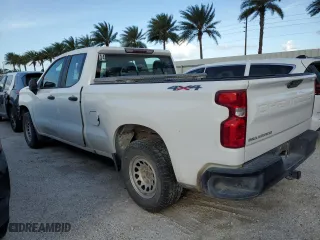 2019 Chevrolet Silverado 1500 Work Truck with VIN 1GCRYAEF3KZ397527, listed as a Copart auction lot 74936094 with 112,249 mi miles and Salvage Title. Bid and sale history available at carsss.com. Image 2.