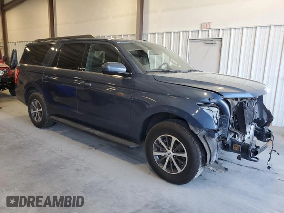 2019 Ford Expedition Max XLT with VIN 1FMJK1JT6KEA58418, listed as a Copart auction lot 50692185 with 105,267 mi miles and Salvage title. Bid and sale history available at DreamBid. Image 4.