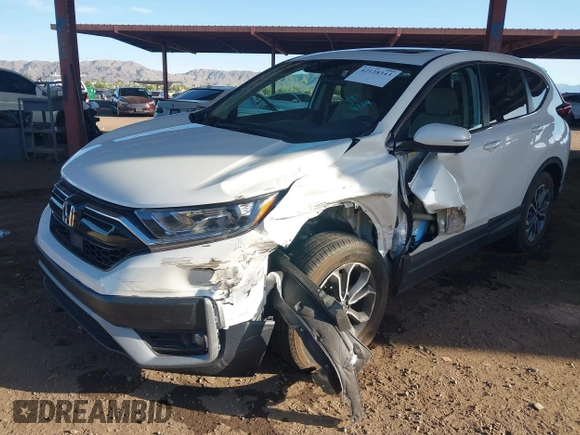 2022 Honda CR-V EX with VIN 5J6RW2H58NA014127, listed as a IAAI auction lot 42128343 with 18,622 mi miles and . Bid and sale history available at DreamBid. Image 17.