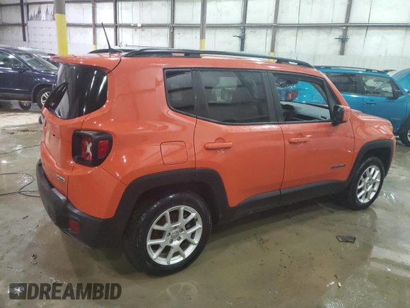 2021 Jeep Renegade Latitude z VIN ZACNJDBB9MPM22242, wystawiony jako Copart lot #45907625 z przebiegiem 46 940 mil mil oraz Nie do naprawy • Non repairable. Historia ofert i sprzedaży dostępna na DreamBid. Obrazek 3.