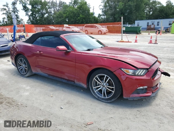 2017 Ford Mustang EcoBoost Premium with VIN 1FATP8UH1H5339393, listed as a Copart auction lot 55913985 with 84,872 mi miles and Salvage title. Bid and sale history available at DreamBid. Image 4.