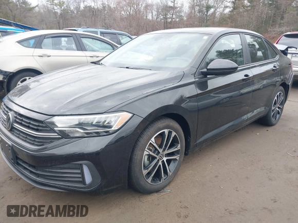 2024 Volkswagen Jetta Sport with VIN 3VWBM7BU9RM027744, listed as a IAAI auction lot 41688894 with 32,834 mi miles and . Bid and sale history available at DreamBid. Image 17.