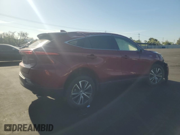 2021 Toyota Venza LE with VIN JTEAAAAH5MJ036001, listed as a Copart auction lot 52758505 with Not Provided miles and Salvage Title. Bid and sale history available at DreamBid. Image 3.