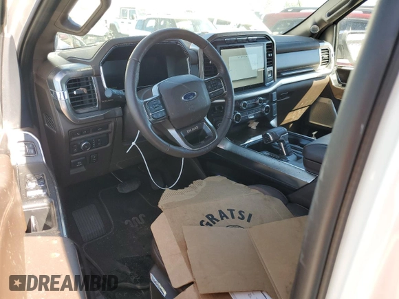 2022 Ford F-150 XL with VIN 1FTFW1ED8NFA41264, listed as a Copart auction lot 47082855 with 21,784 mi miles and Salvage Title. Bid and sale history available at carsss.com. Image 8.