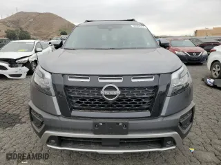 2024 Nissan Pathfinder Rock Creek with VIN 5N1DR3BD9RC240793, listed as a Copart auction lot 86364364 with 7,880 mi miles and Salvage Title. Bid and sale history available at carsss.com. Image 5.