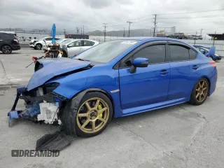 2020 Subaru WRX STI Limited with VIN JF1VA2Y64L9828520, listed as a Copart auction lot 53547365 with 34,272 mi miles and Salvage Title. Bid and sale history available at carsss.com. Image 1.