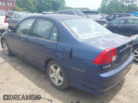 2005 Honda Civic z VIN 2HGES258X5H574491, wystawiony jako IAAI lot #42443699 z przebiegiem 194 431 mil mil oraz . Historia ofert i sprzedaży dostępna na DreamBid. Obrazek 3.