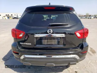 2019 Nissan Pathfinder S z VIN 5N1DR2MN1KC607076, wystawiony jako Copart lot #50372865 z przebiegiem 122 896 mil mil oraz Szkoda całkowita • Salvage title. Historia ofert i sprzedaży dostępna na DreamBid. Obrazek 6.