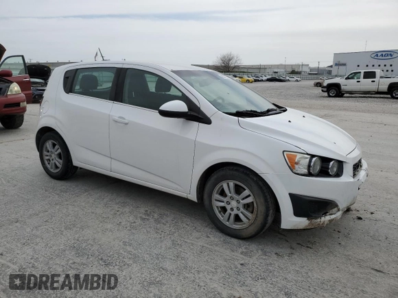 2016 Chevrolet Sonic LT with VIN 1G1JC6SH5G4112807, listed as a Copart auction lot 48377235 with 175,249 mi miles and Salvage Title. Bid and sale history available at carsss.com. Image 4.